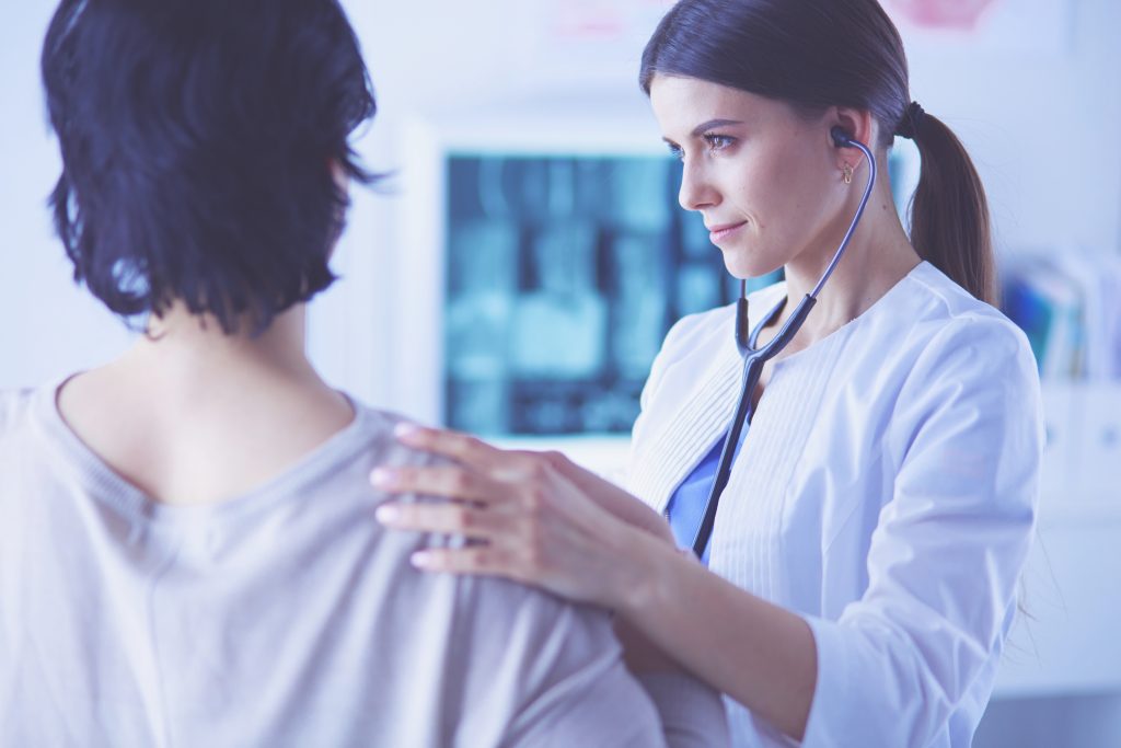 doctor with patient