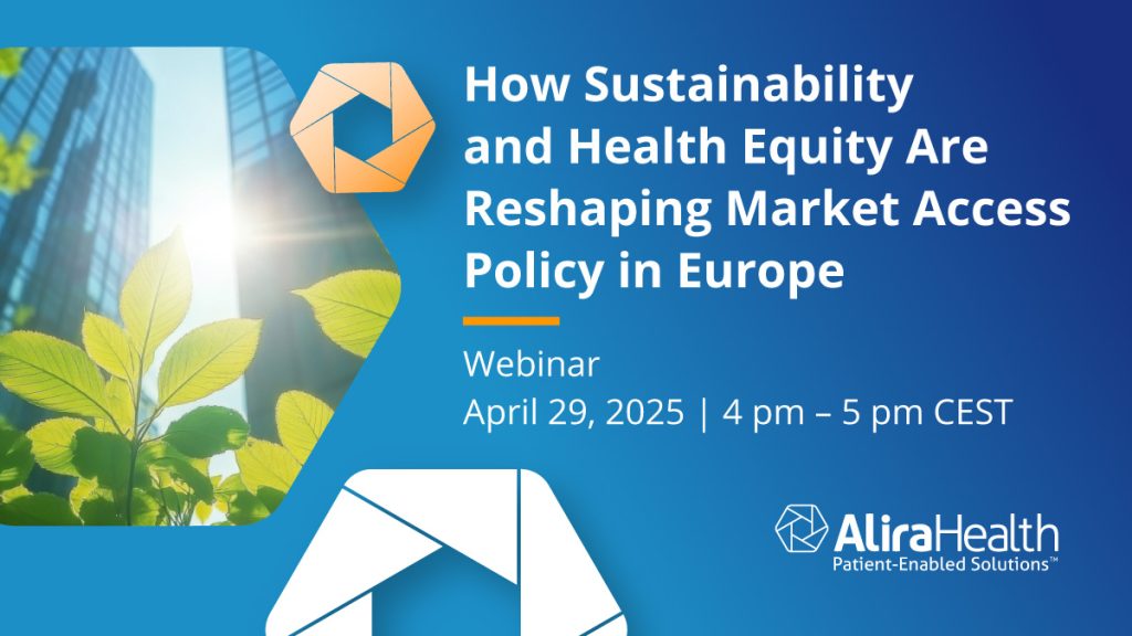 How Sustainability and Health Equity Are Reshaping Market Access Policy in Europe