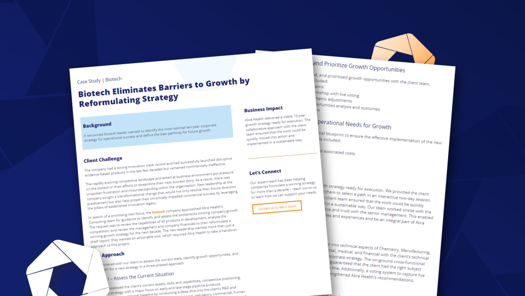 Biotech eliminates barriers to growth case study