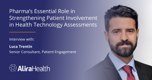 Pharma's role in patient involvement in HTAs
